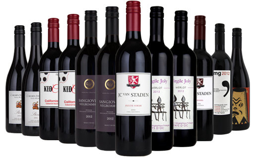 6 bottles of our fanciest wines.