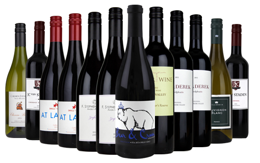 12 bottles of our fanciest wines.