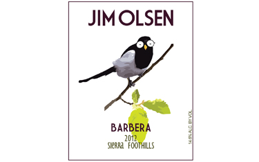 Jim Olsen Barbera Sierra Foothills 2012